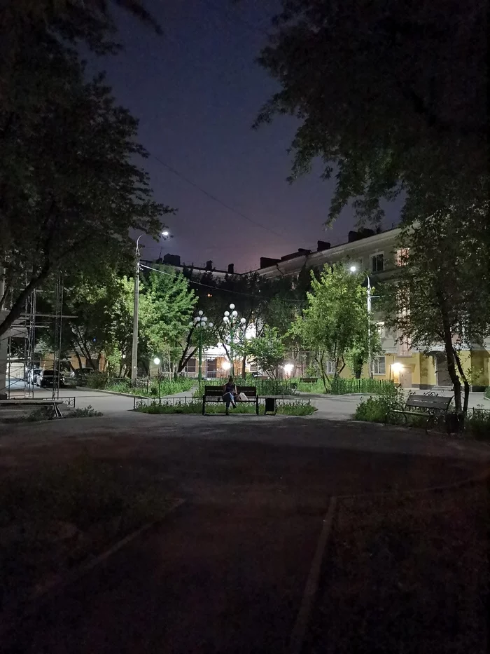 Photos every day - My, Night, The street, Lamp