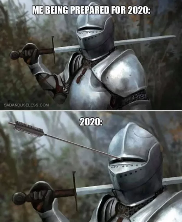 I'm ready for 2020 - 2020, Picture with text, Knight, Knights