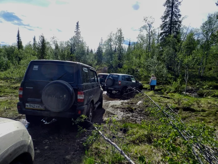 Let's get home! The swamping swamp... Part 2. Patriot Niva and Duster, PerekatiKolsky 4x4 Murmansk - My, Kola Peninsula, Auto, Adventures, Travels, 4x4, Jeep, Road, Murmansk, Video, Longpost