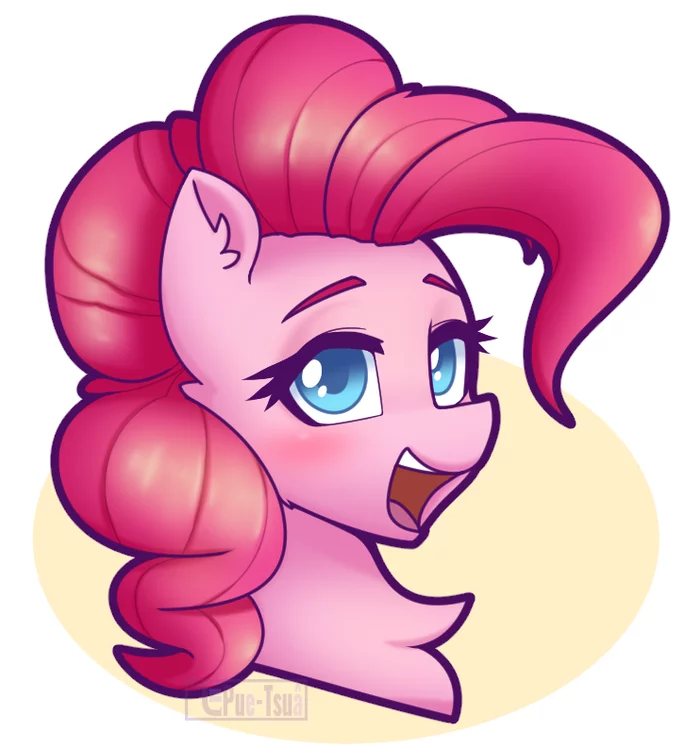 Пинки - My Little Pony, PonyArt, Pinkie Pie, Puetsua