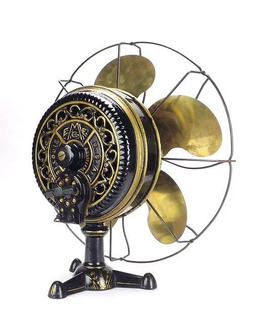 How to cool off in style 122 years ago - Fan, Cooling, Retro, Heat, The photo, Restoration, 1898, Appliances, Longpost