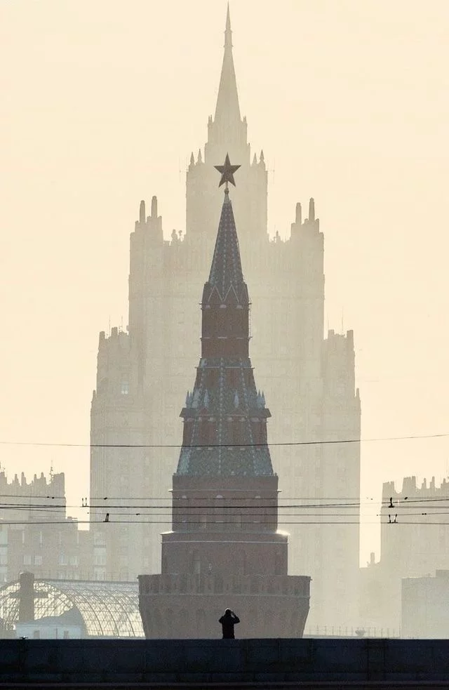 Moscow - Moscow, The photo, Good morning, Symmetry