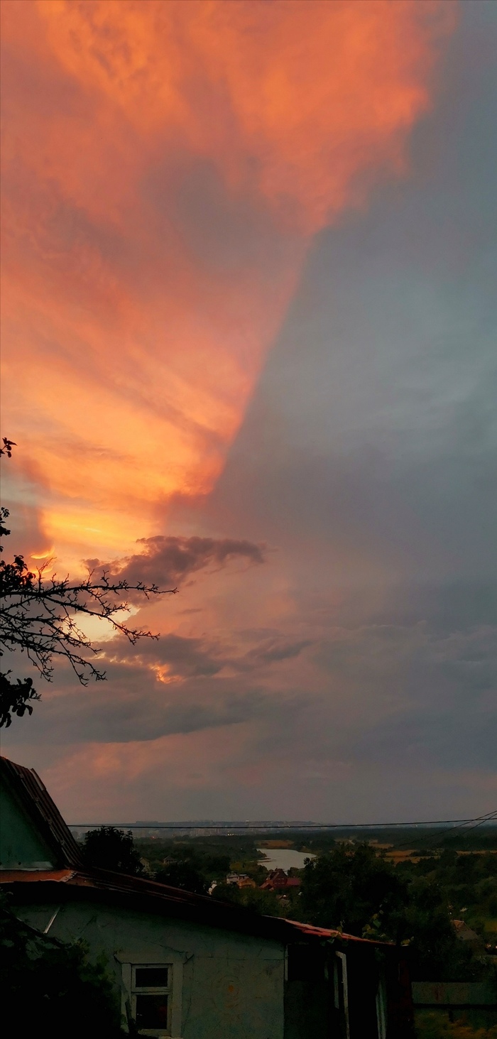 Поездка на дачу Природа, Пенза, Дача, Красота, Закат, Фотография, Мобильная фотография, Длиннопост