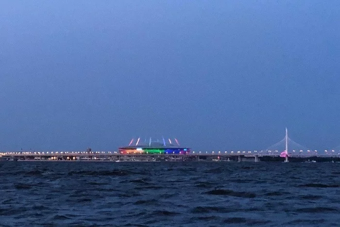 Zenit decided to support Dzyuba and Azmun by painting the stadium in LGBT colors - Zenith, Zenith Stadium, Artem Dzyuba, Sardar Azmoun, LGBT, Gazprom, Humor, Fake