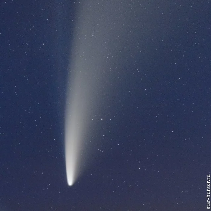 Comet C/2020 F3 (NEOWISE), July 11, 2020 - My, Comet, Astrophoto, Astronomy, Space, Starhunter, Anapa, Anapadvor, Neowise