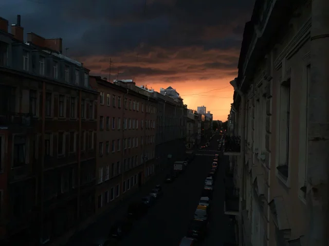 Закат в Санкт-Петербурге - Санкт-Петербург, Закат