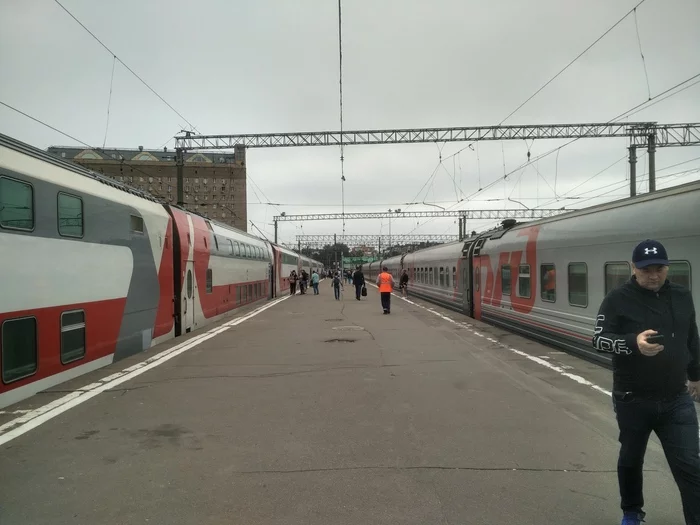 Moscow Kazanskaya - My, Railway, Moscow, A train, Kazan Station