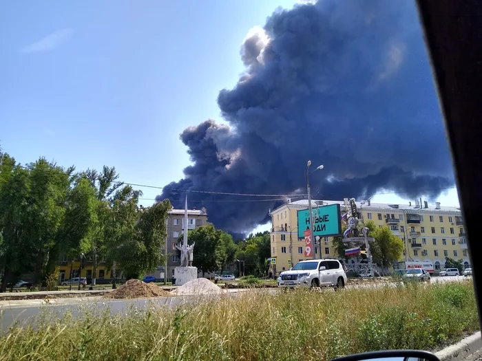 Warehouses are burning in Samara - My, Fire, Warehouse, Longpost, Samara