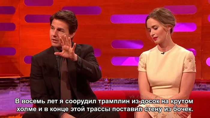 Tom Cruise: Everything will be fine - Tom Cruise, Actors and actresses, Celebrities, Storyboard, Trick, The Graham Norton Show, Longpost