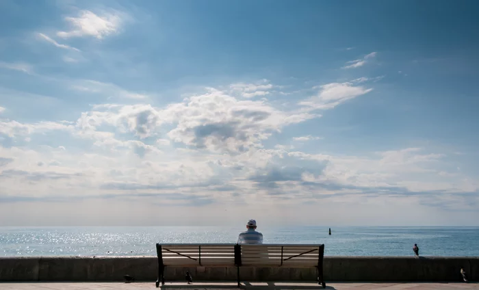 And let the whole world wait! - My, The photo, Black Sea, Summer, Street photography, Sky