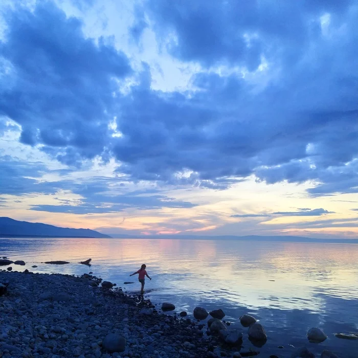 Baykalsk - My, Baikal, Baikalsk, Sunset