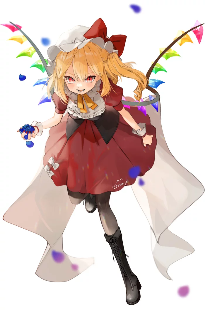 Flandre Scarlet - Touhou, Anime art, Anime, Flandre scarlet, Gotoh510