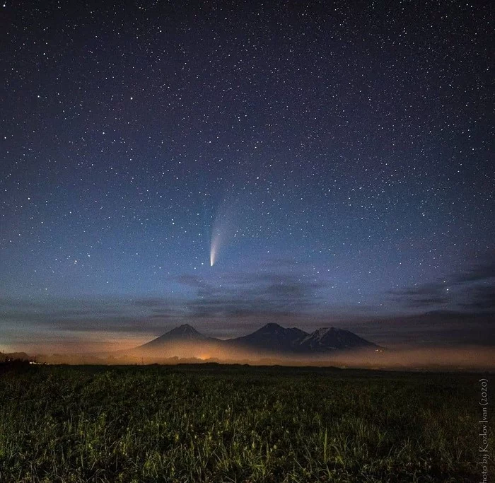 On the topic about Neowise - Neowise, Comet, Kamchatka, Khalaktyrsky beach, Longpost