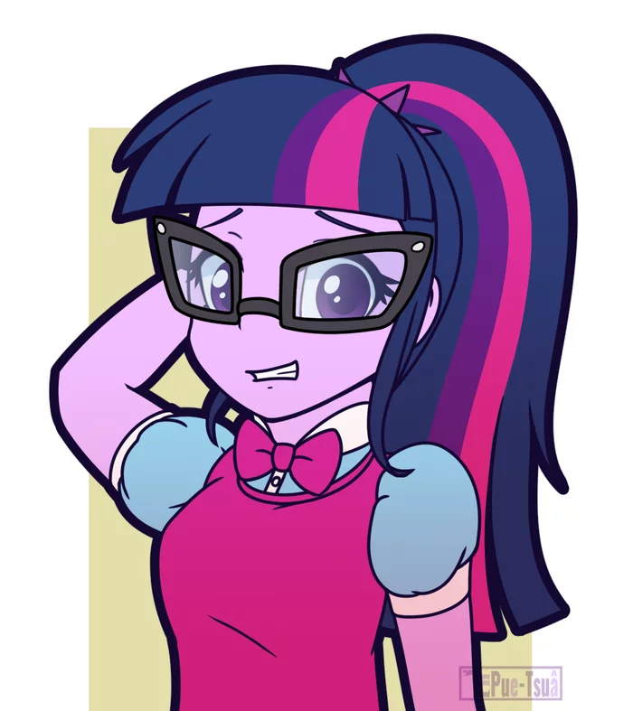 Твайка - My Little Pony, Equestria Girls, Twilight sparkle, Puetsua