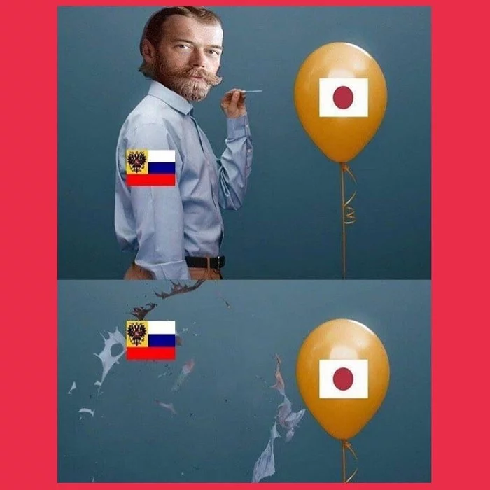 Small victorious war for 20 minutes, in and out - Российская империя, Russo-Japanese war, Japan, Memes, Story, Tsar, Rag
