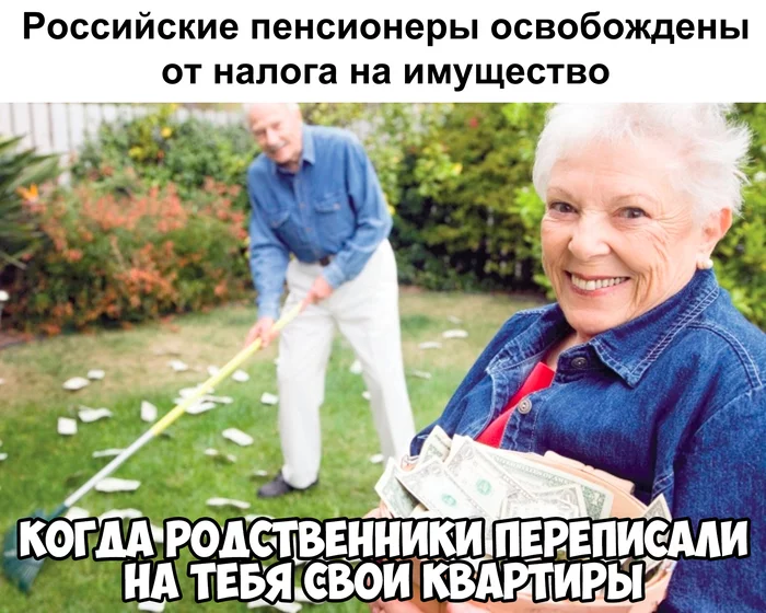 That case when you beg your grandmother to transfer the house... to yourself - My, Memes, Tax, Grandmother, Humor