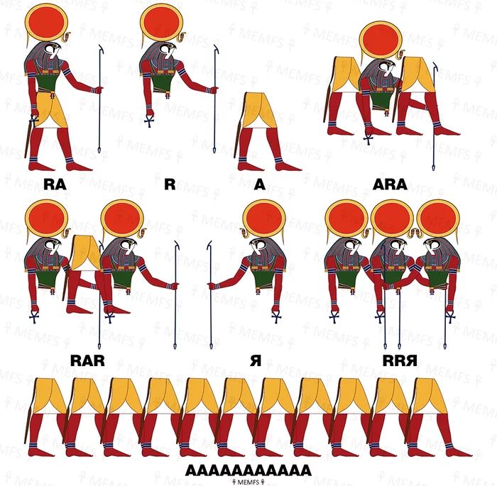 RA - Моё, Древний Египет, Картинка с текстом, Мемы, Ра-Бог солнца