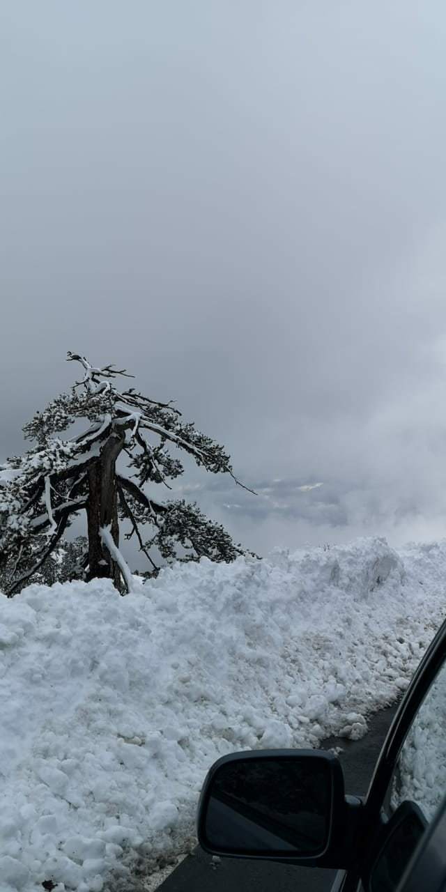 A little cool... - My, Winter, The mountains, Cyprus, Longpost