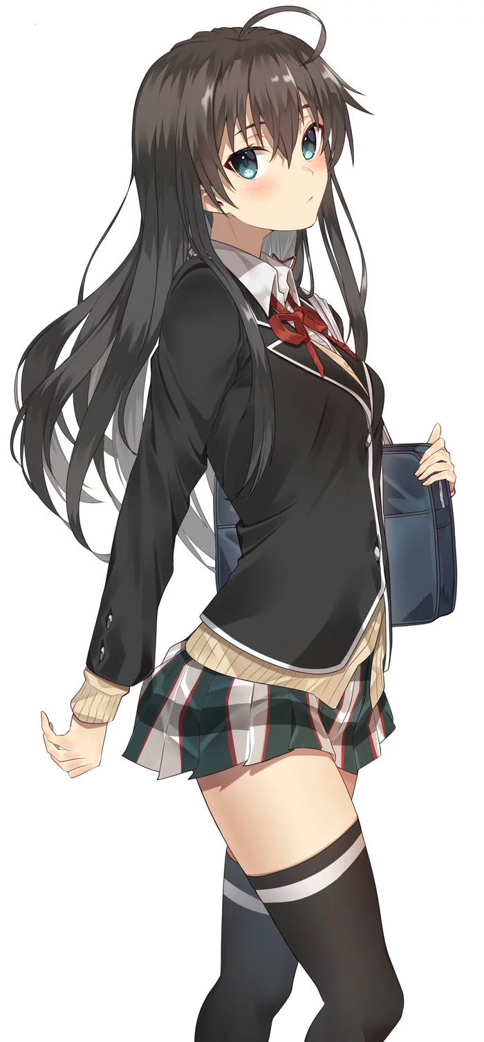 Yukino - Yukino Yukinoshita, Oregairu, Anime art, Anime, Zettai ryouiki, Longpost