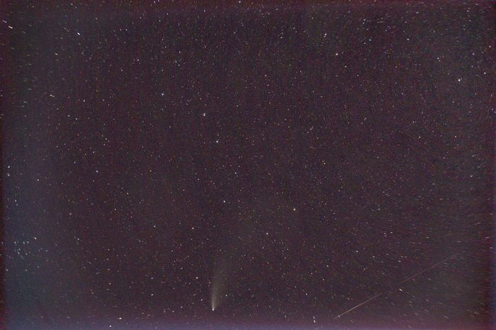 Photos of stars or fools are lucky - My, Stars, Comet, Astrophoto, Amateur photography, Big Dipper