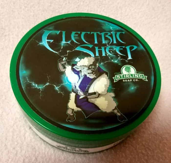 Shaving soap Stirling Electric Sheep - My, Vkb, Shaving, Shaving soap, Longpost