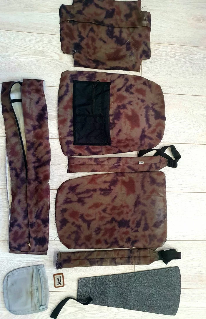 Vans Old School Backpack Reborn / Van Old School Backpack Reborn - My, With your own hands, Vans, Leather, Natural leather, Longpost