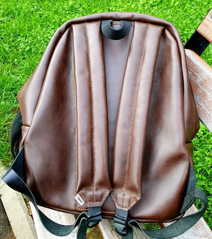 Vans Old School Backpack Reborn / Van Old School Backpack Reborn - My, With your own hands, Vans, Leather, Natural leather, Longpost