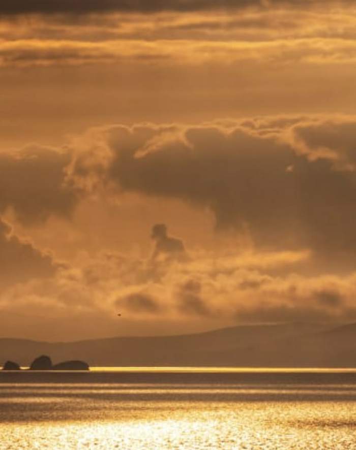 Heavenly Duck Man - The photo, Clouds, Form, Person, Duck, Sky