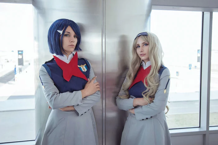 Darling in the FranXX.  Kokoro by Faritio. Ichigo by Letta - Моё, Косплей, Darling in the Franxx, Kokoro, Аэропорт, Крым, Длиннопост, Ichigo (Darling in the Franxx)