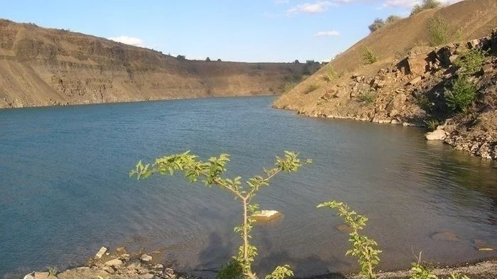 Kamenskoye lake-quarry - Relaxation, Blue Lake, Longpost, Kamensk-Shakhtinsky, Career, Lake, Rostov region, The photo