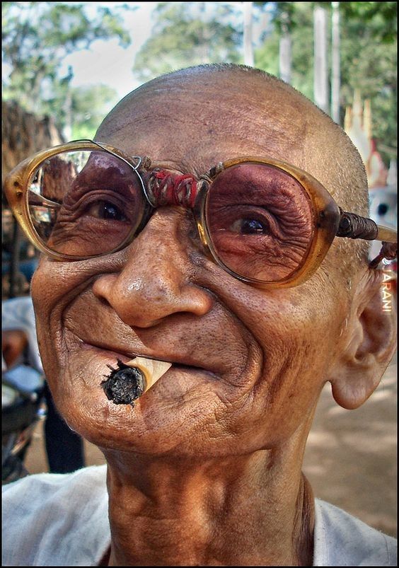 Photo of the day - People, Old men, Men, Smoking, Face, Positive