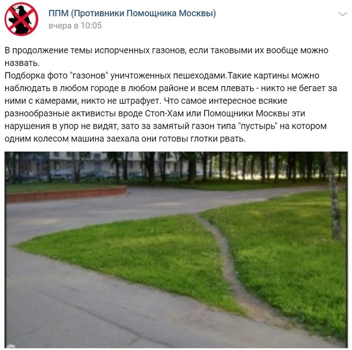 Помощник москвы карта газонов