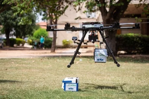 A pilot project for home delivery of medicines using a multicopter has been launched in Israel. - Technologies, Israel, Drone