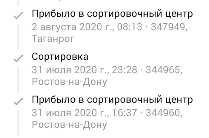 XXI век, Почта России, оперативность. (лишнее удалить)