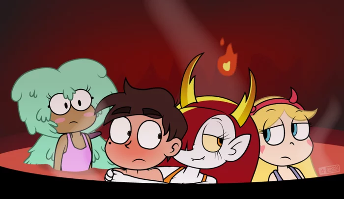 SPSZ.ART - Star vs Forces of Evil, Cartoons, Art, Star butterfly, Marco diaz, Hekapoo