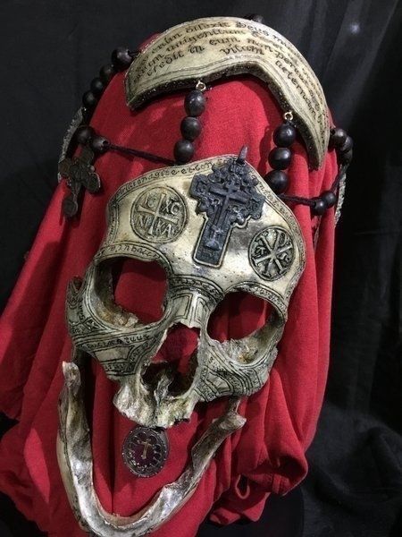 Skull carving by Zane Wylie - Longpost, Scull, Bone carving, Thread, Interesting, Bones, Handmade, Needlework without process