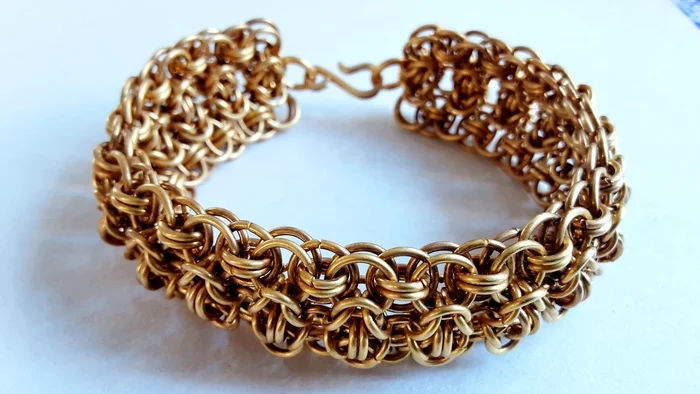 Bracelet Rondo - My, Chain weaving, A bracelet, Needlework with process, Longpost