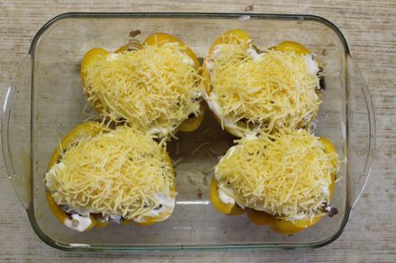 Peppers stuffed with buckwheat and vegetables - My, Stuffing, Second courses, Dinner, Cooking, Food, Recipe, Dinner, Vegetables, Longpost