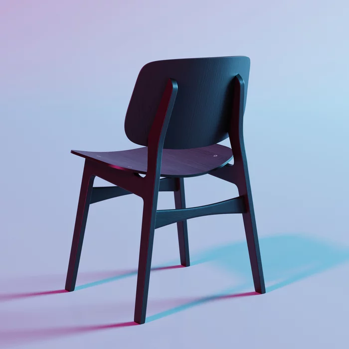 Soborg chair - Моё, Blender, Chair, Cycles, Cgimedia, Видео, Длиннопост