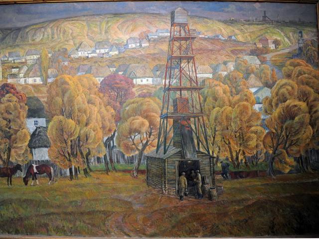 Drilling in Soviet painting. Part 5 - My, Drilling, Painting, Longpost