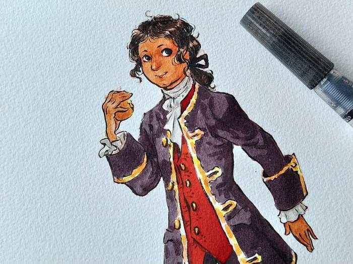 Concepts for the comic are being made, Salieri grows up and ages - My, Salieri, Mozart and Salieri, Comics, Author's comic, Story, Art, Watercolor, History of music, Longpost