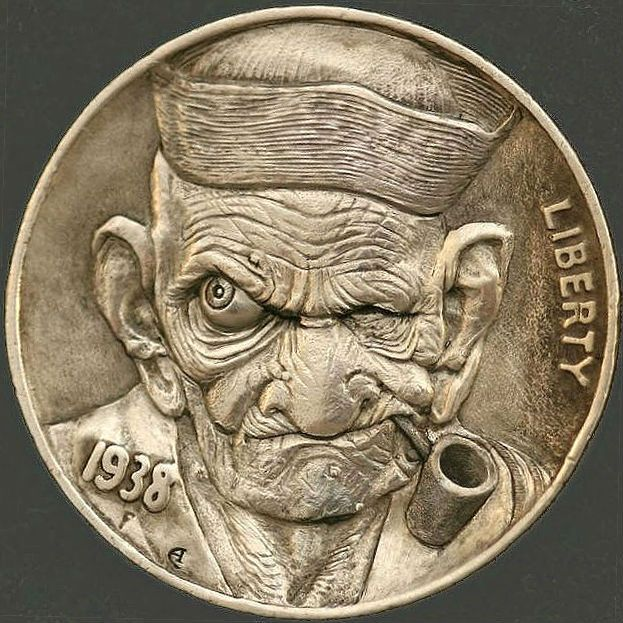 Hobo Nickel - Art, Hobo, Creation, Images, Coin, Longpost