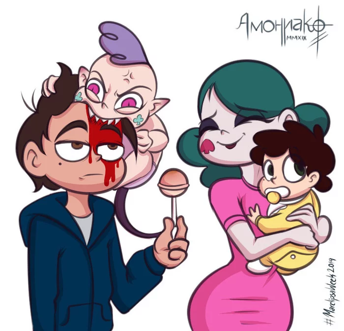 SPSZ.Art (Children are divided into 2 types) - Star vs Forces of Evil, Cartoons, Art, Marco diaz, Eclipsa butterfly