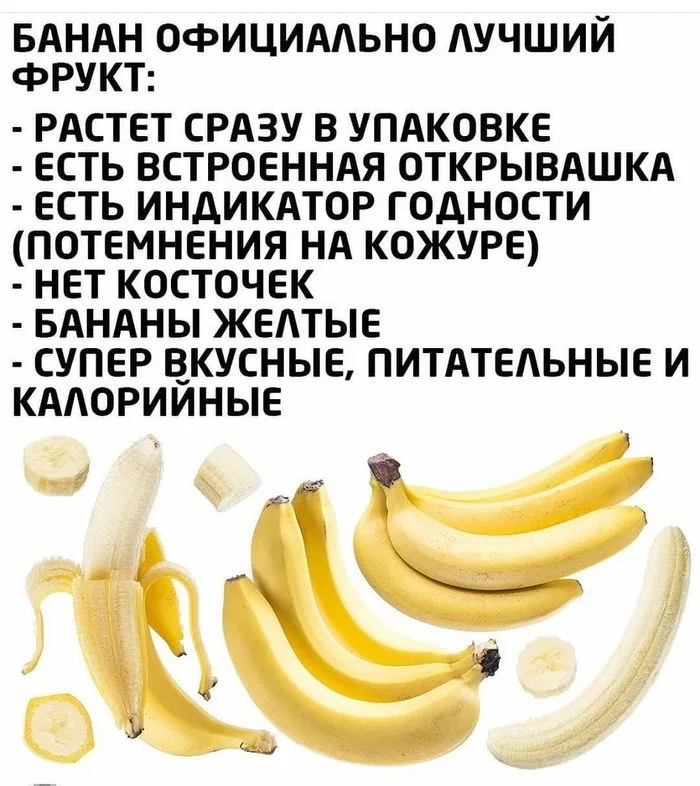 Are there any competitors? - Food, Фрукты, Banana, Picture with text