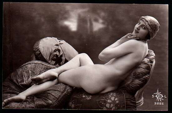 Nude, vintage photos - NSFW, Old photo, Girls, Naked, Longpost