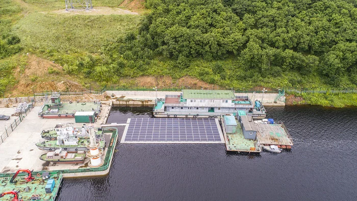 The first floating solar power plant in Russia was installed - Energy (energy production), Solar energy, Hydroelectric power station, Electricity, Russia, RusHydro