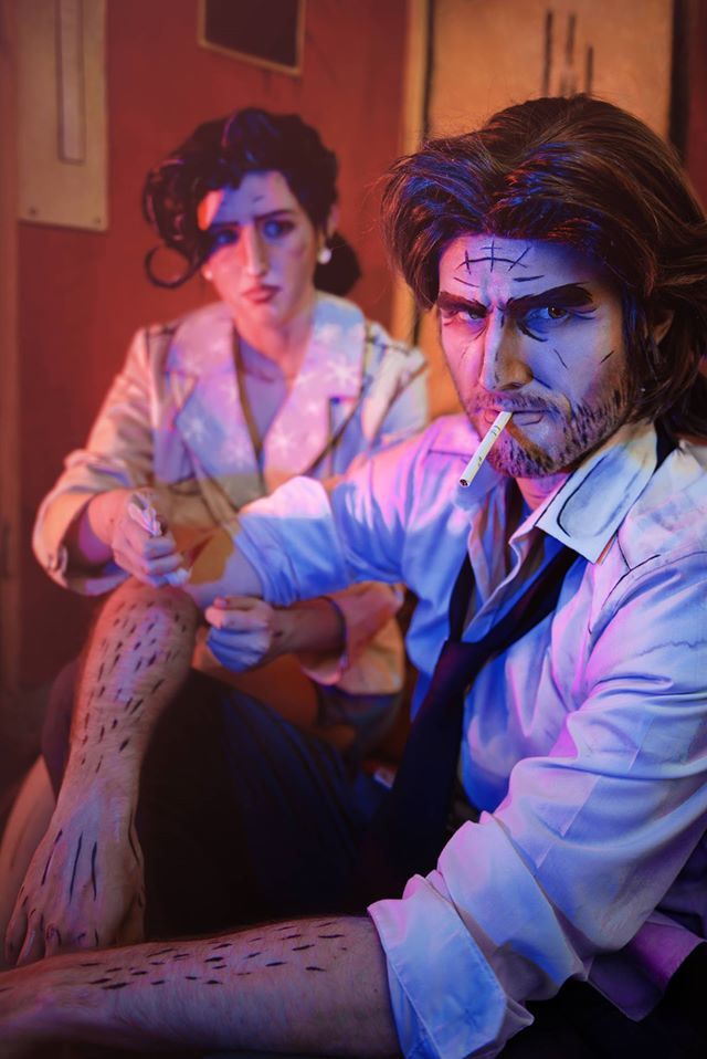 The Wolf Among Us by Mary & Feinobi cosplay - Cosplay, Fables, The Wolf Among Us, Bigby wolf, Snow White, Games, Longpost