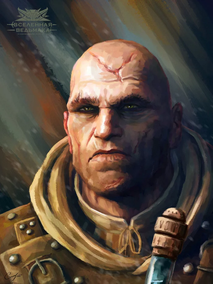 Witchers of two schools - Witcher, The Witcher 2: Assassins Of Kings, Vesemir, Lambert, Eskel, Summer from Guletta, Games, Art, Longpost
