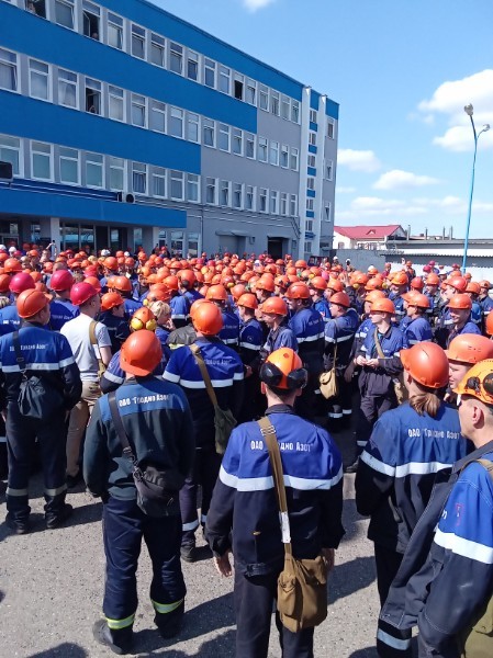 Работники ГродноАзот обьявили забастовку - Республика Беларусь, Протест, Гродно, Длиннопост, Политика, Протесты в Беларуси