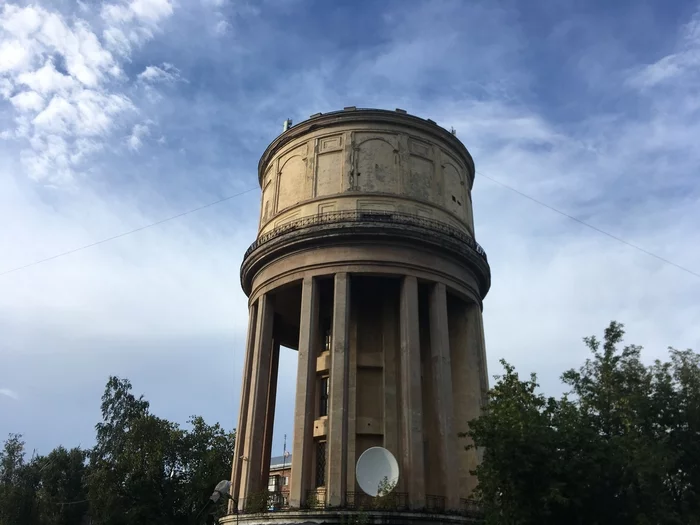 Tower - My, Novosibirsk, Tower, Water tower, Architecture, The photo